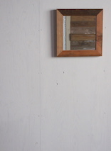 Scrap Wood Frame Mirror -Square-
