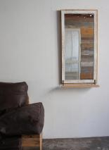 Scrap Wood Wall Mirror